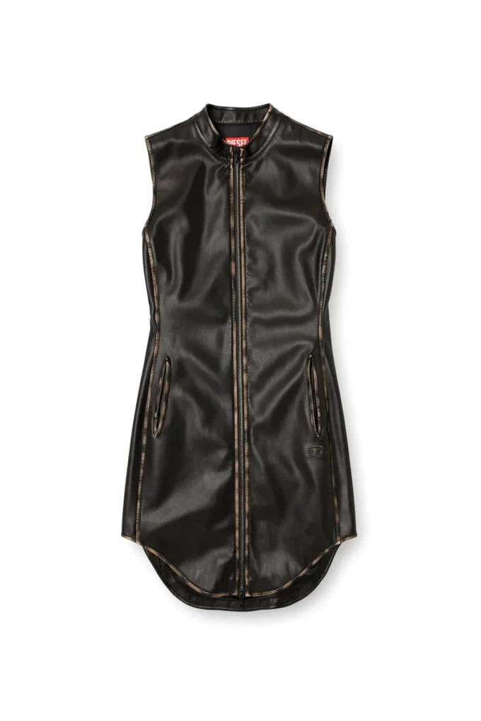 d-eneas Dress in treated technical fabric d-eneas Dress in treated technical fabric