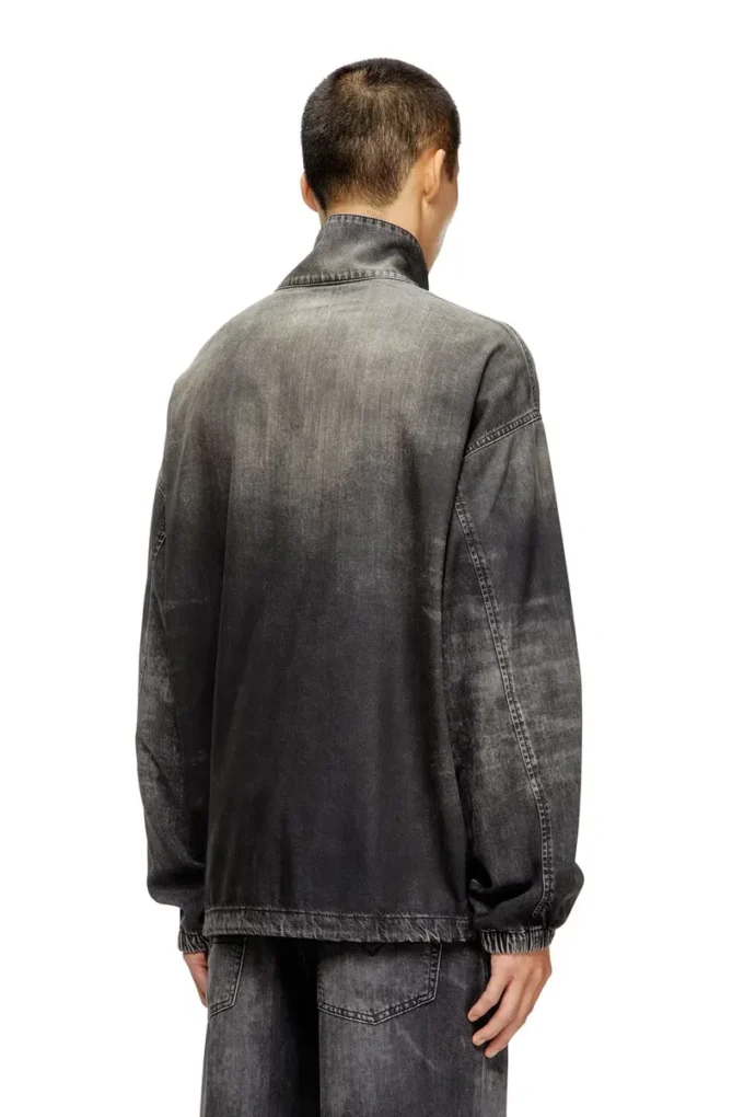 d-flow-s3 Denim top with mock neck d-flow-s3 Denim top with mock neck