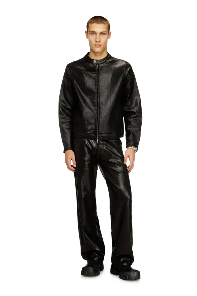 d-glory jogg Moto jacket in shiny coated JoggJeans d-glory jogg Moto jacket in shiny coated JoggJeans
