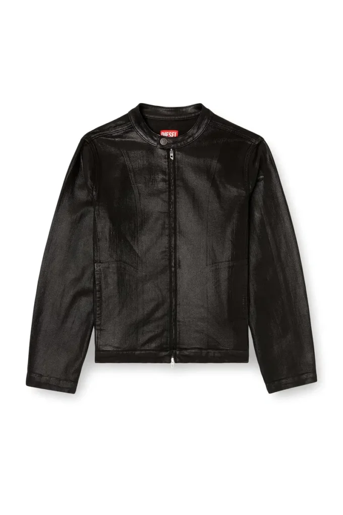 d-glory jogg Moto jacket in shiny coated JoggJeans d-glory jogg Moto jacket in shiny coated JoggJeans