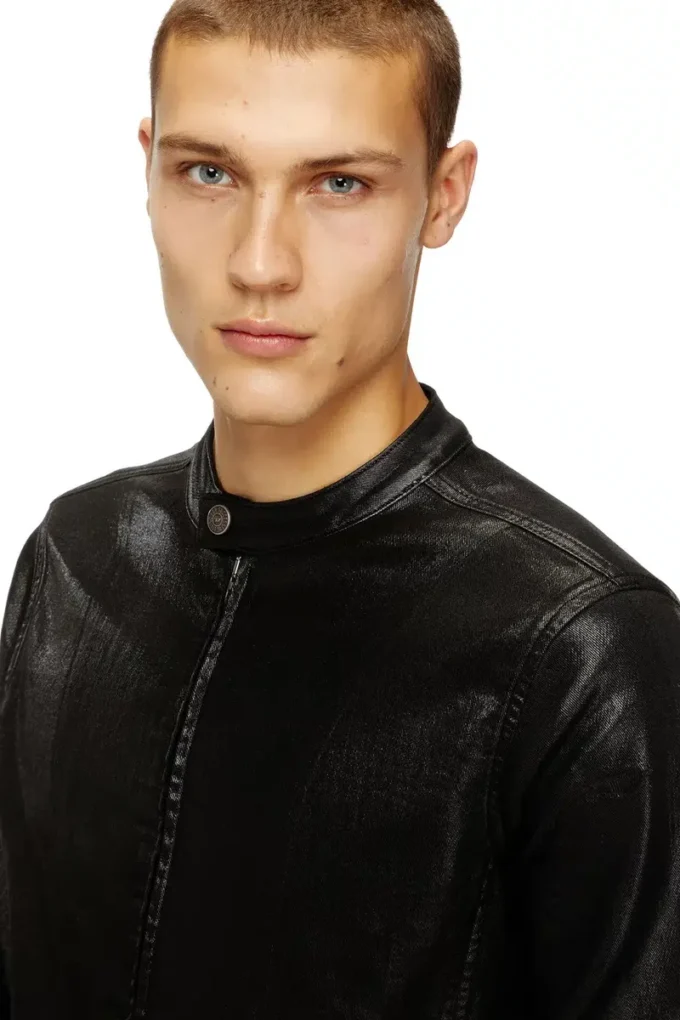 d-glory jogg Moto jacket in shiny coated JoggJeans d-glory jogg Moto jacket in shiny coated JoggJeans