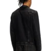 d-glory Moto jacket in clean-wash denim d-glory Moto jacket in clean-wash denim