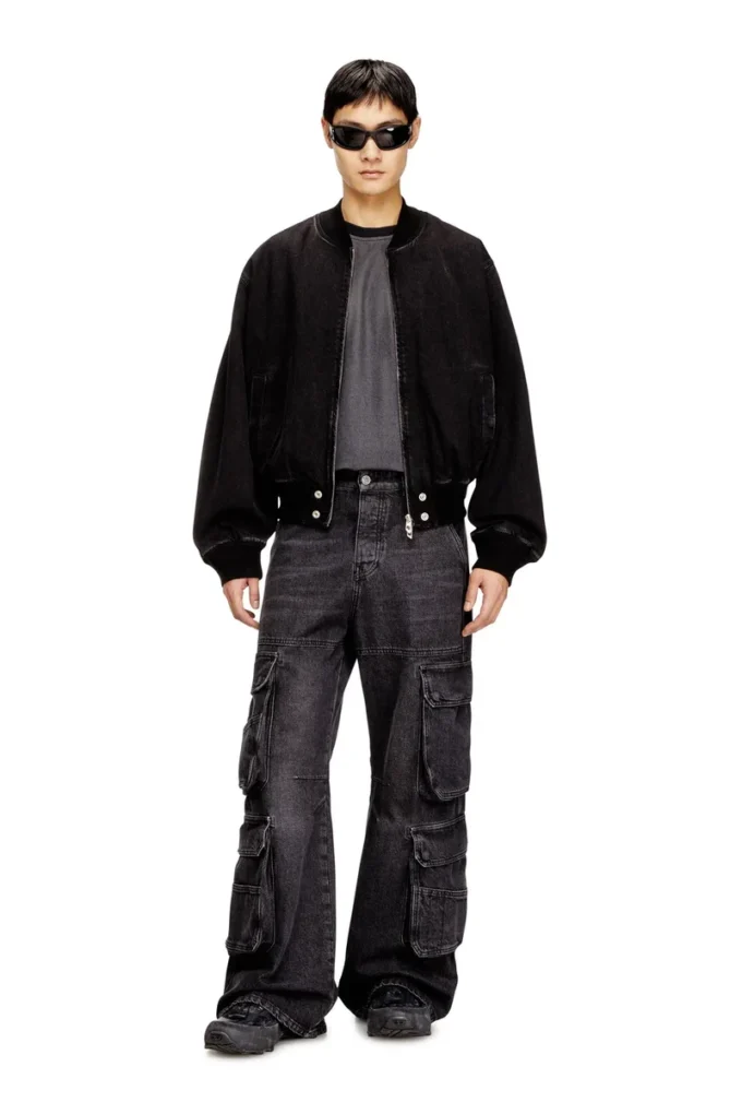 d-guz Bomber jacket in denim d-guz Bomber jacket in denim