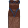 d-haily Sheer dress with lingerie outline d-haily Sheer dress with lingerie outline