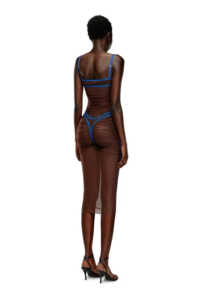 d-haily Sheer dress with lingerie outline d-haily Sheer dress with lingerie outline