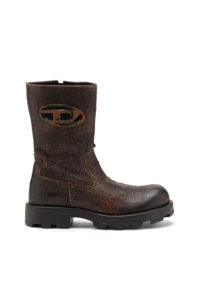 d-hammer bkr d w D-Hammer-Biker boots in distressed crackled suede d-hammer bkr d w D-Hammer-Biker boots in distressed crackled suede