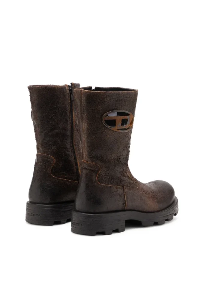 d-hammer bkr d w D-Hammer-Biker boots in distressed crackled suede d-hammer bkr d w D-Hammer-Biker boots in distressed crackled suede