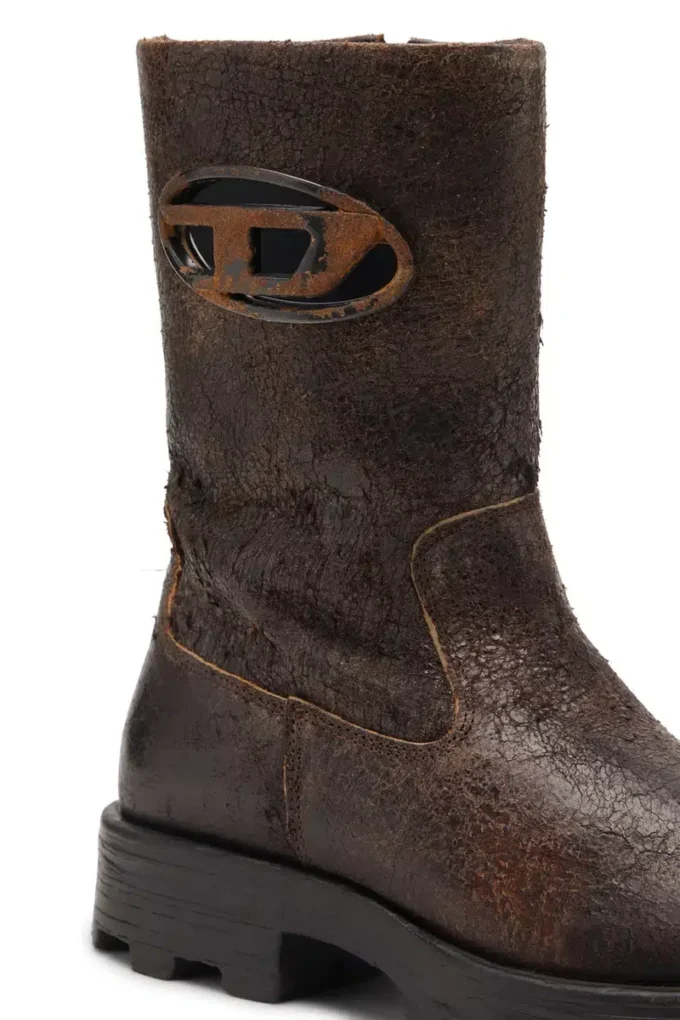d-hammer bkr d w D-Hammer-Biker boots in distressed crackled suede d-hammer bkr d w D-Hammer-Biker boots in distressed crackled suede