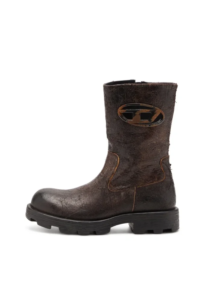 d-hammer bkr d w D-Hammer-Biker boots in distressed crackled suede d-hammer bkr d w D-Hammer-Biker boots in distressed crackled suede