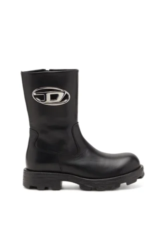 d-hammer bkr d w D-Hammer-Biker boots in shiny leather