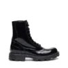 d-hammer bt D-Hammer-Combat boots in glossed leather
