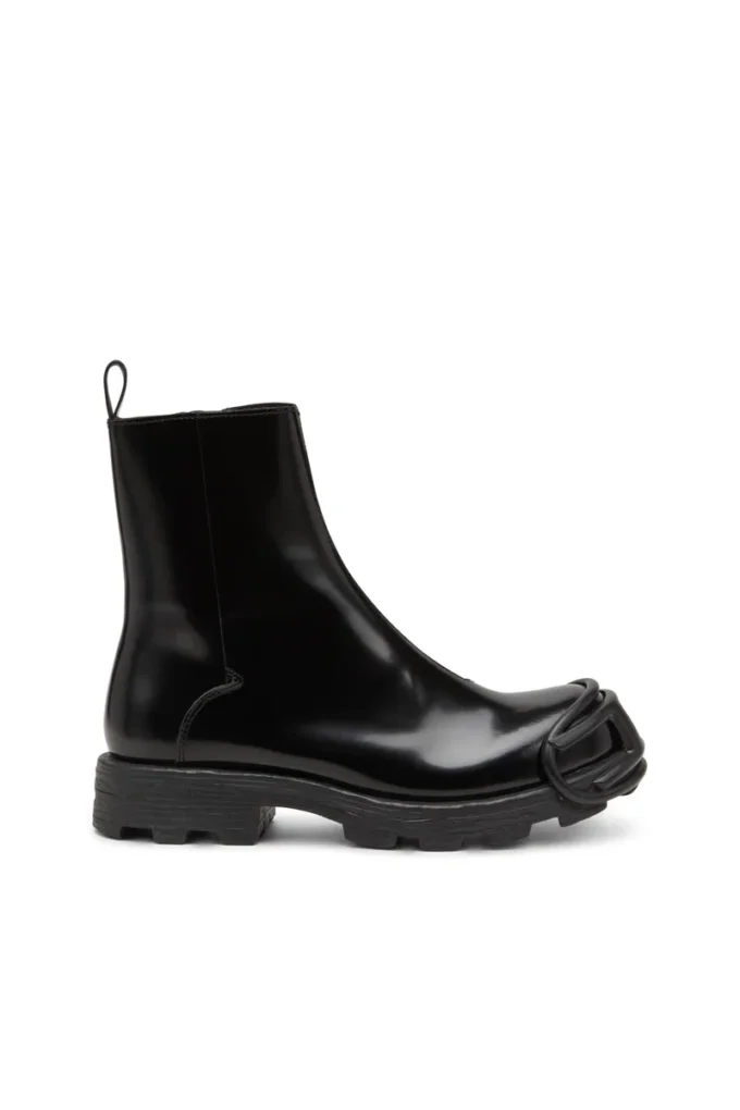 d-hammer bt zip d D-Hammer-Leather Chelsea boots with Oval D toe caps d-hammer bt zip d D-Hammer-Leather Chelsea boots with Oval D toe caps