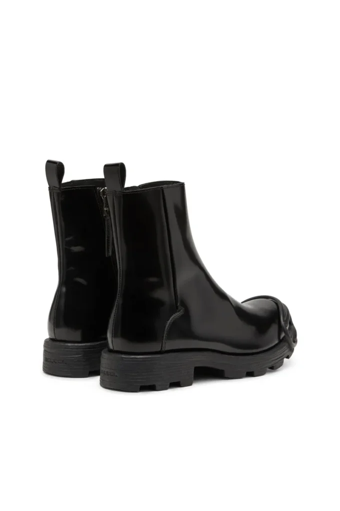 d-hammer bt zip d D-Hammer-Leather Chelsea boots with Oval D toe caps d-hammer bt zip d D-Hammer-Leather Chelsea boots with Oval D toe caps