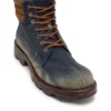 d-hammer lace up D-Hammer-Combat boots in denim and suede d-hammer lace up D-Hammer-Combat boots in denim and suede