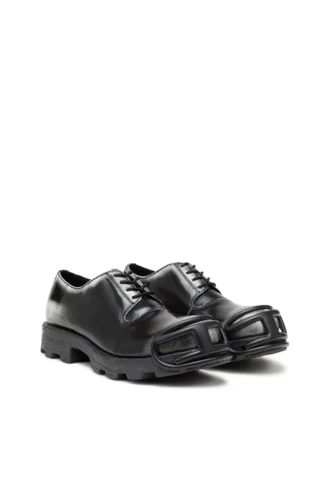 d-hammer so d D-Hammer-Derby shoes in shiny two-tone leather d-hammer so d D-Hammer-Derby shoes in shiny two-tone leather