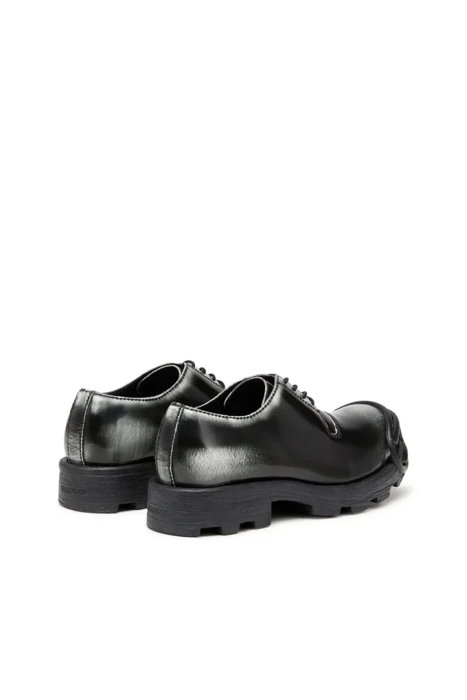 d-hammer so d D-Hammer-Derby shoes in shiny two-tone leather d-hammer so d D-Hammer-Derby shoes in shiny two-tone leather