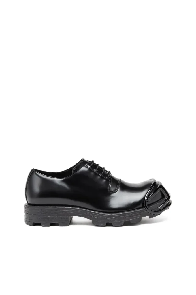 d-hammer so d D-Hammer-Leather lace-up shoes with oval D toe cap d-hammer so d D-Hammer-Leather lace-up shoes with oval D toe cap