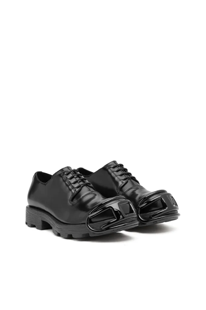 d-hammer so d D-Hammer-Leather lace-up shoes with oval D toe cap d-hammer so d D-Hammer-Leather lace-up shoes with oval D toe cap