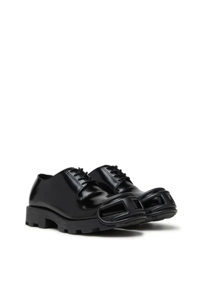 d-hammer so d D-Hammer-Leather lace-up shoes with oval D toe cap d-hammer so d D-Hammer-Leather lace-up shoes with oval D toe cap