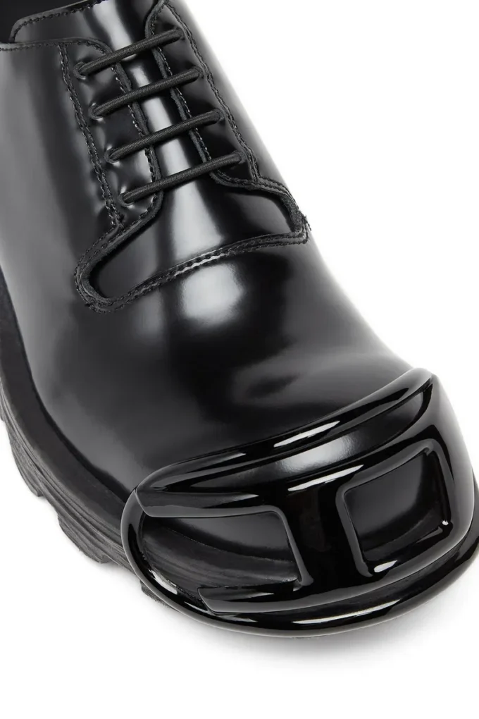 d-hammer so d D-Hammer-Leather lace-up shoes with oval D toe cap d-hammer so d D-Hammer-Leather lace-up shoes with oval D toe cap