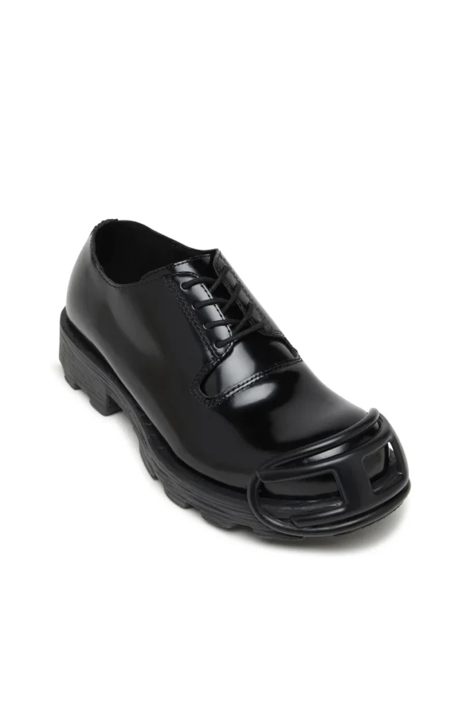 d-hammer so d D-Hammer-Leather lace-up shoes with oval D toe cap d-hammer so d D-Hammer-Leather lace-up shoes with oval D toe cap