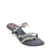 d-havanna kittie D-Havanna Kittie-Frayed-denim mules with crystals d-havanna kittie D-Havanna Kittie-Frayed-denim mules with crystals