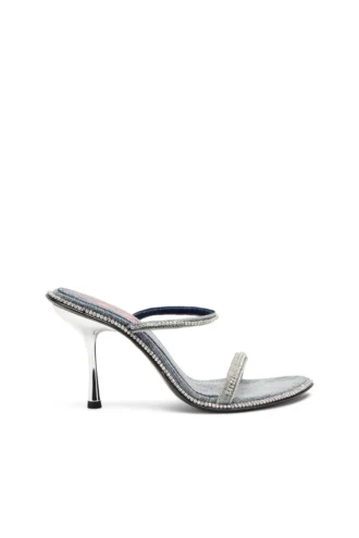d-havanna sdl D-Havanna-Heeled mules in crystal denim