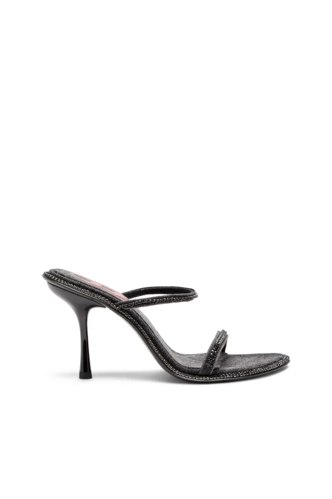 d-havanna sdl D-Havanna-Heeled mules in crystal denim d-havanna sdl D-Havanna-Heeled mules in crystal denim