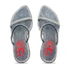 d-havanna sdl D-Havanna-Heeled mules in crystal denim d-havanna sdl D-Havanna-Heeled mules in crystal denim