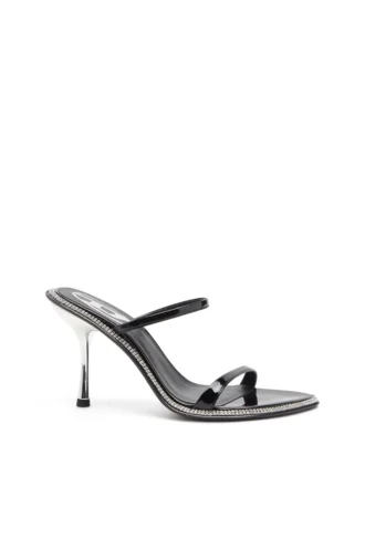 d-havanna sdl D-Havanna-Strappy patent mules with crystals