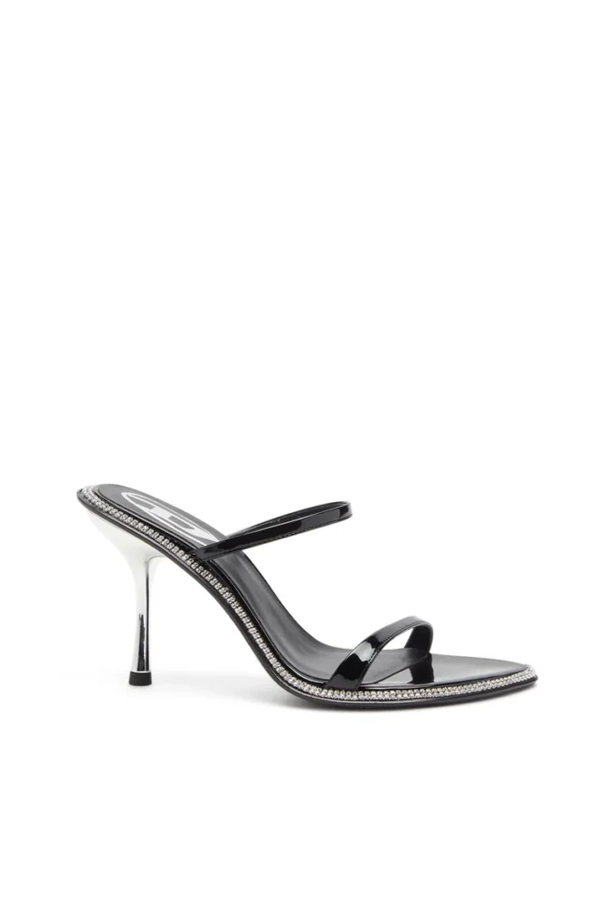 d-havanna sdl D-Havanna-Strappy patent mules with crystals d-havanna sdl D-Havanna-Strappy patent mules with crystals
