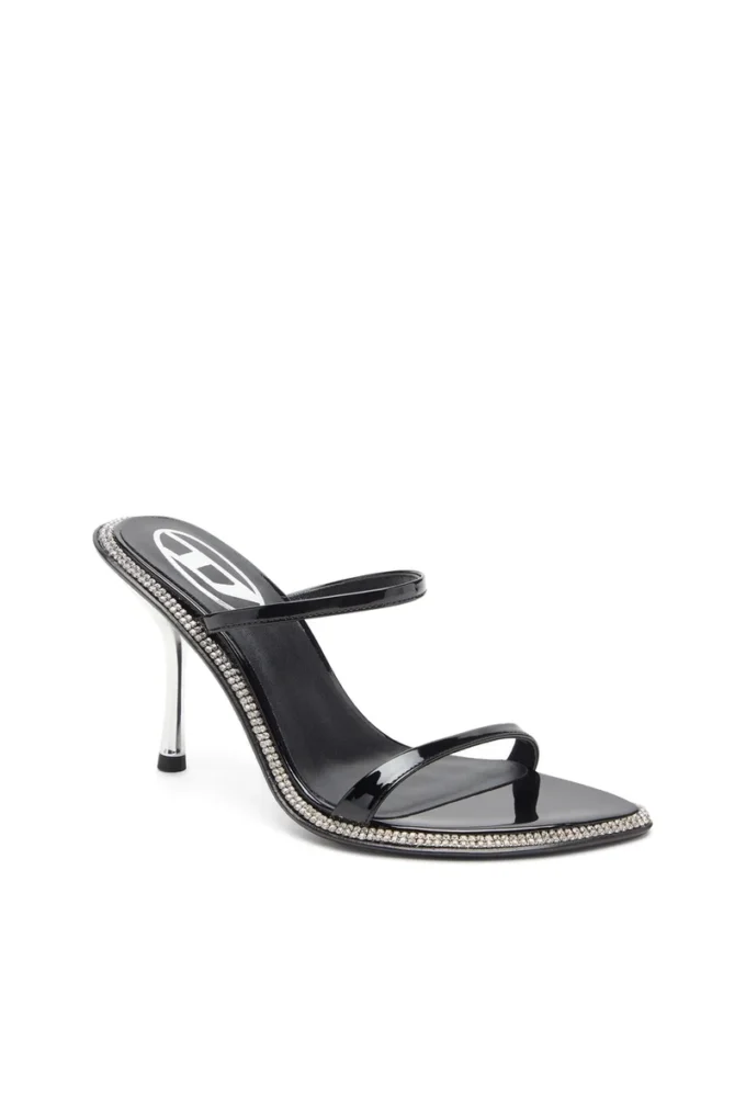 d-havanna sdl D-Havanna-Strappy patent mules with crystals d-havanna sdl D-Havanna-Strappy patent mules with crystals