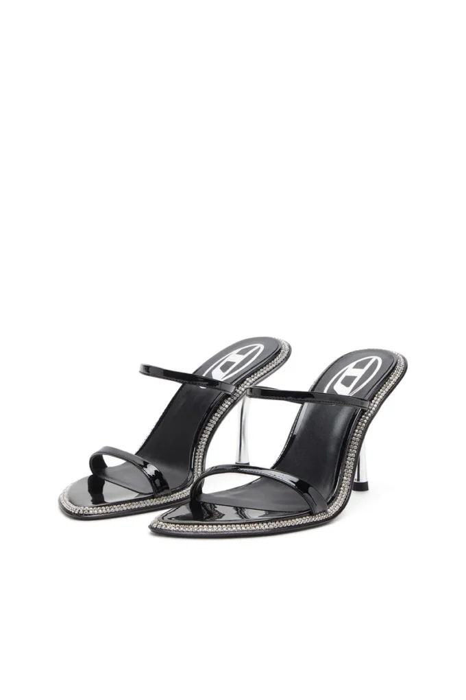 d-havanna sdl D-Havanna-Strappy patent mules with crystals d-havanna sdl D-Havanna-Strappy patent mules with crystals
