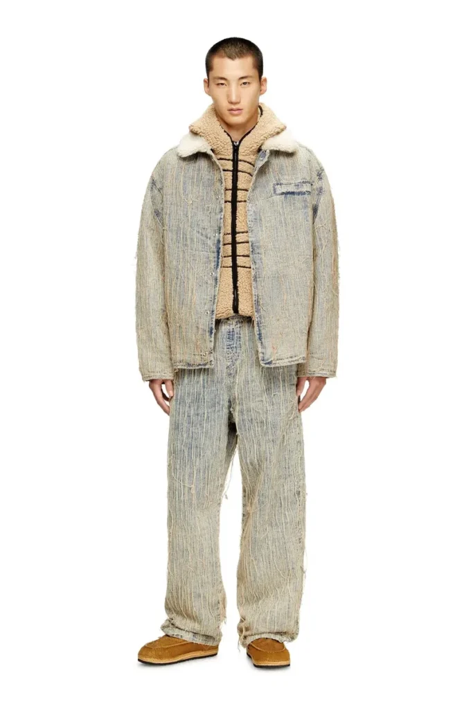 d-ivar-s Jacket in floating-thread jacquard denim d-ivar-s Jacket in floating-thread jacquard denim