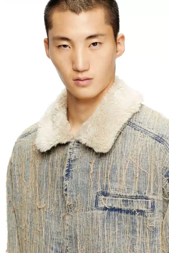 d-ivar-s Jacket in floating-thread jacquard denim d-ivar-s Jacket in floating-thread jacquard denim