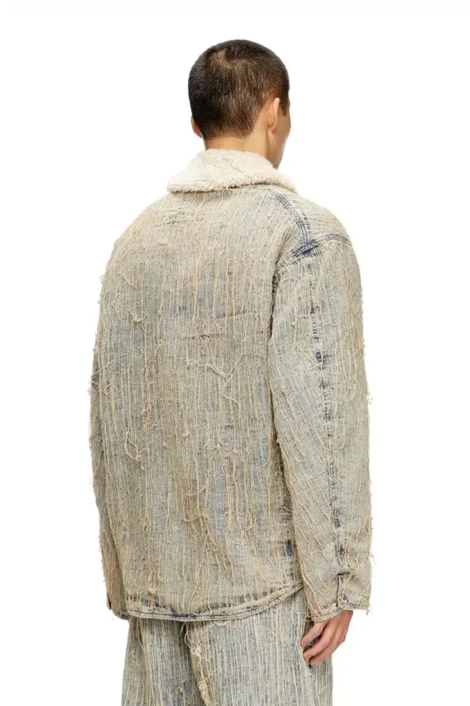 d-ivar-s Jacket in floating-thread jacquard denim d-ivar-s Jacket in floating-thread jacquard denim