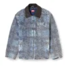 d-ivar-s1 Jacket in graphic bouclé denim d-ivar-s1 Jacket in graphic bouclé denim