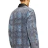 d-ivar-s1 Jacket in graphic bouclé denim d-ivar-s1 Jacket in graphic bouclé denim