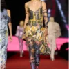 d-jena-dev Short destroyed dress with poster print d-jena-dev Short destroyed dress with poster print