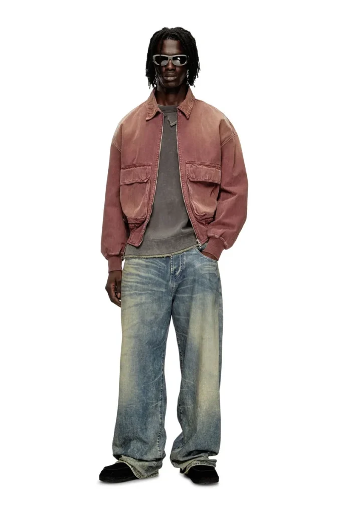 d-kurz Jacket in coloured herringbone denim d-kurz Jacket in coloured herringbone denim