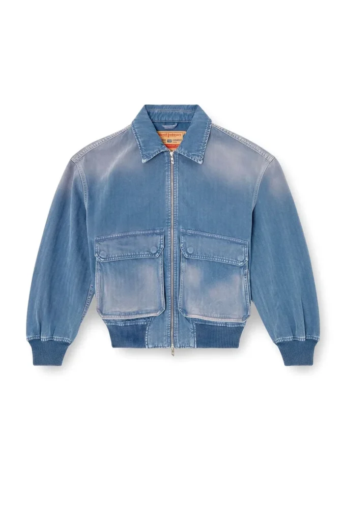 d-kurz Jacket in coloured herringbone denim d-kurz Jacket in coloured herringbone denim
