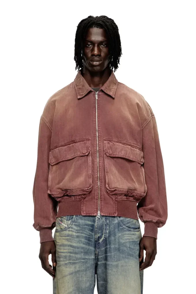 d-kurz Jacket in coloured herringbone denim d-kurz Jacket in coloured herringbone denim