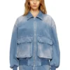 d-kurz Jacket in coloured herringbone denim d-kurz Jacket in coloured herringbone denim