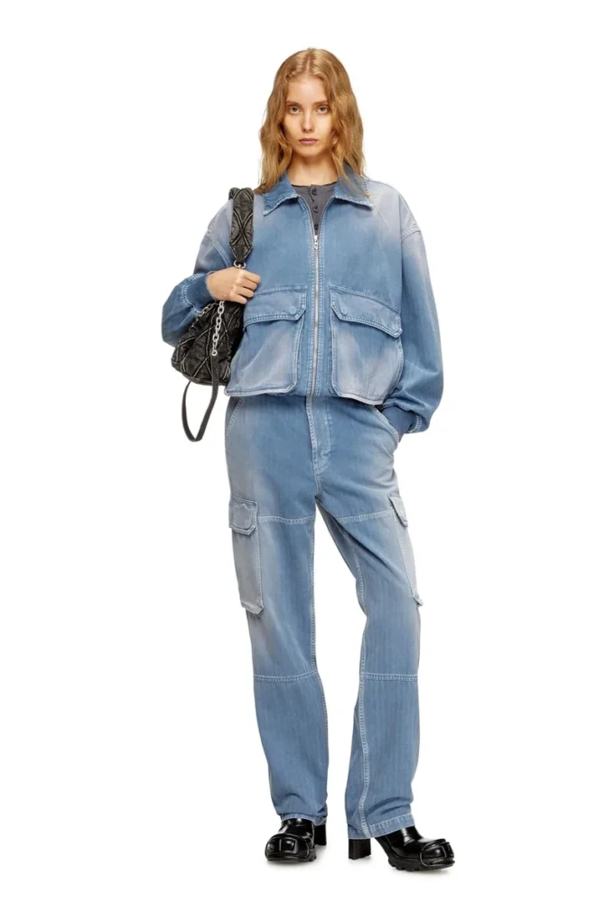 d-kurz Jacket in coloured herringbone denim d-kurz Jacket in coloured herringbone denim
