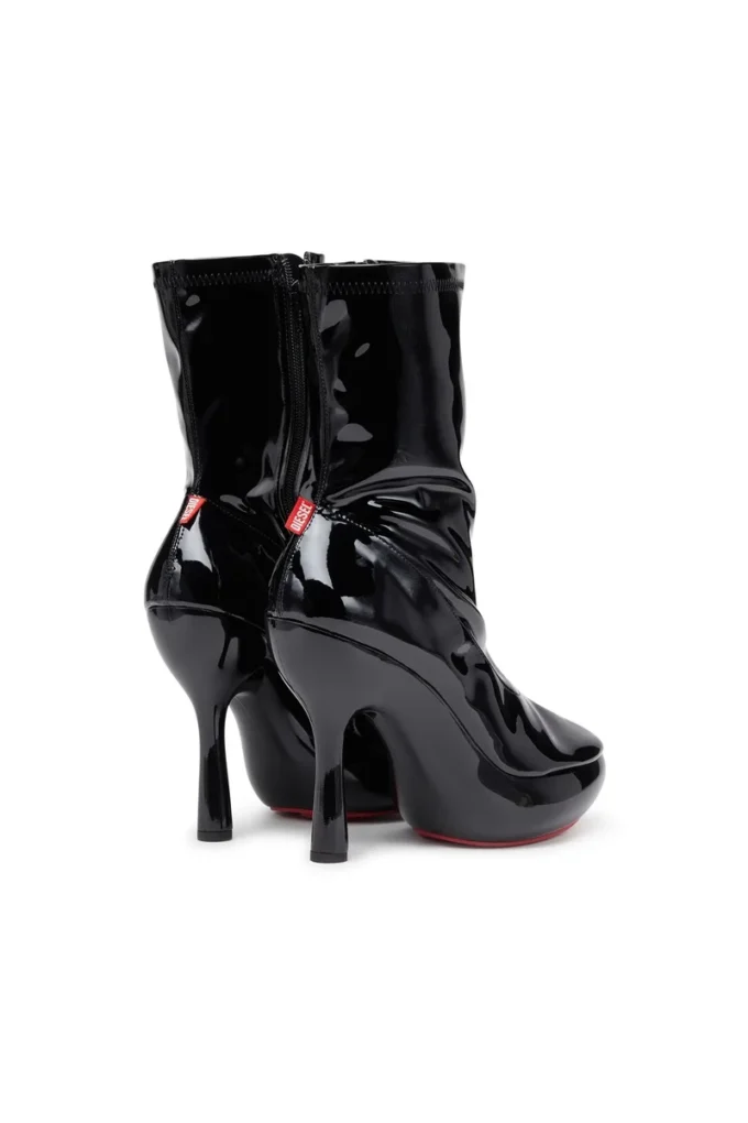 d-lake platform midb zip stretch D-Lake-Platform ankle boots in patent stretch PU d-lake platform midb zip stretch D-Lake-Platform ankle boots in patent stretch PU
