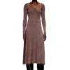 d-ley Midi dress in faded ribbed jersey d-ley Midi dress in faded ribbed jersey