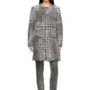 d-lot-fsh Coat in Prince of Wales jacquard denim d-lot-fsh Coat in Prince of Wales jacquard denim