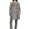 d-lot-fsh Coat in Prince of Wales jacquard denim d-lot-fsh Coat in Prince of Wales jacquard denim