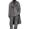d-matthew-s Trench coat in patterned denim d-matthew-s Trench coat in patterned denim
