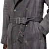 d-matthew-s Trench coat in patterned denim d-matthew-s Trench coat in patterned denim